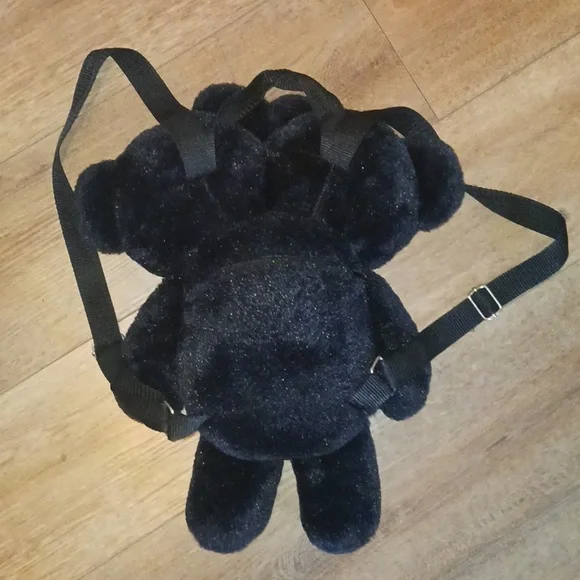 Hot Topic Black Double Teddy Bear Backpack - Picture 2 of 8